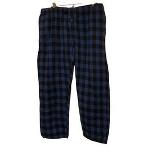 Daresay Size XL Blue & Black Plaid Sleep Pajama Lounge Pants